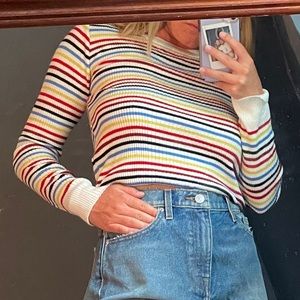 Stripped long sleeve